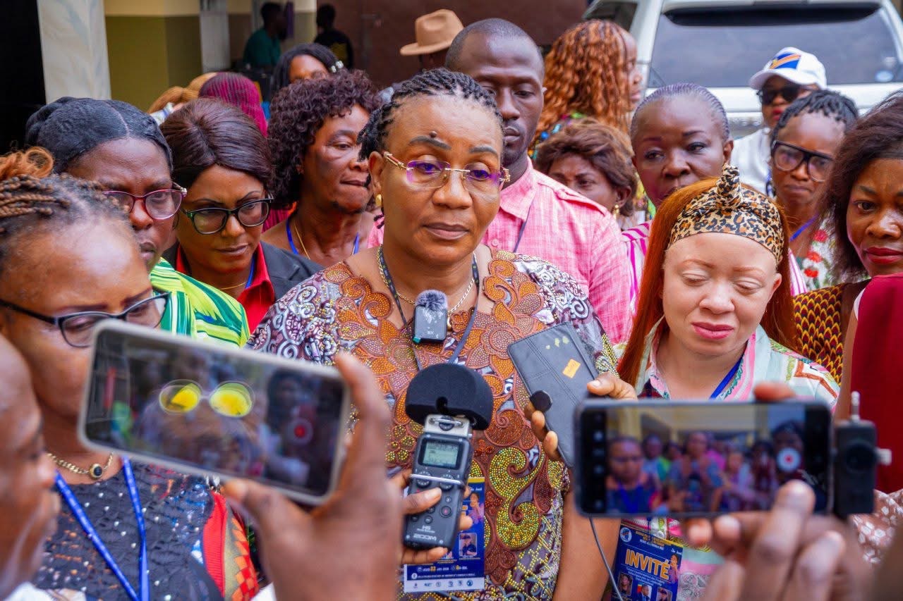 Madame Patricia Maisha ,Présidente du REDIC (Réseau pour le développement intégral du Congo )
